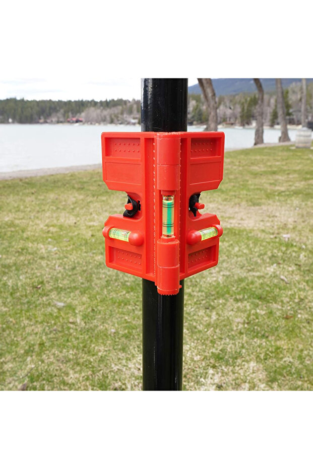 1PC Magnetic Column Level, Adjustable Folding Column Level with Elastic Ring Level, suitable for Pip - 3