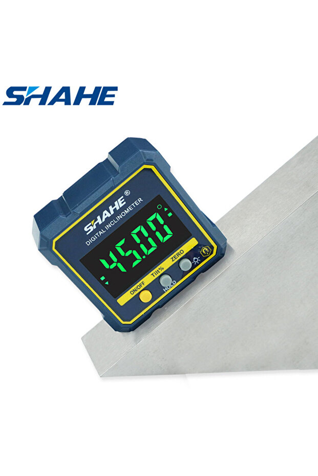 SHAHE Digital Angle Gauge Magnetic Protractor Inclinometer Level Angle Finder Angle Cube Level B... - 1