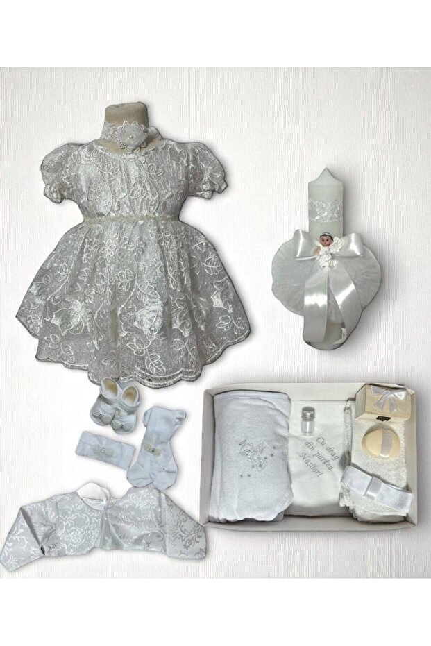 Set Daniela – alb (maneca scurta) - 1