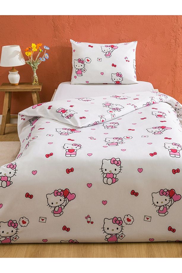 LCW HOME YENİ SEZON Hello Kitty Baskılı Çocuk Nevresim Seti - 1