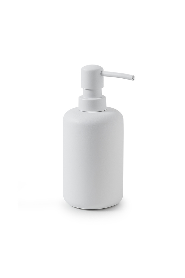 Brenda Liquid Soap Dispenser, Countertop - Matte White