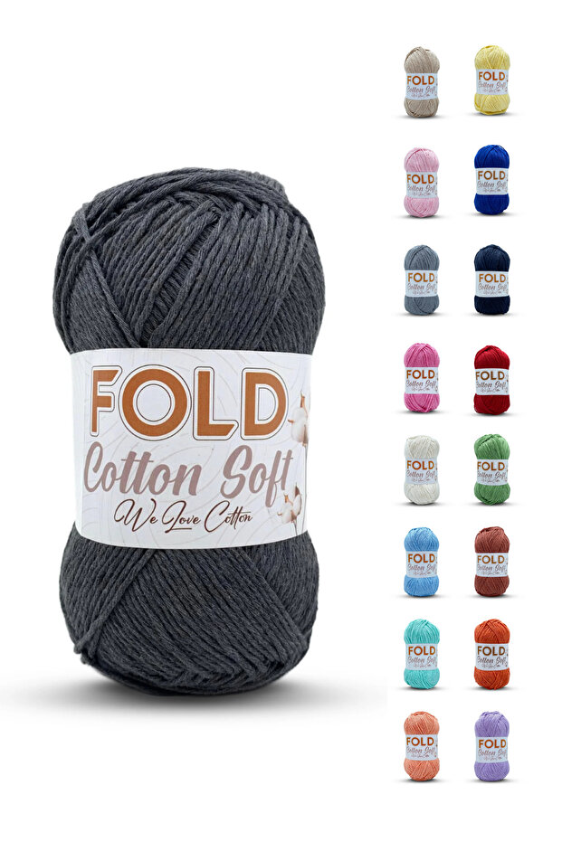 Cotton Soft - 108 Gray Cotton Thread 100 Grams