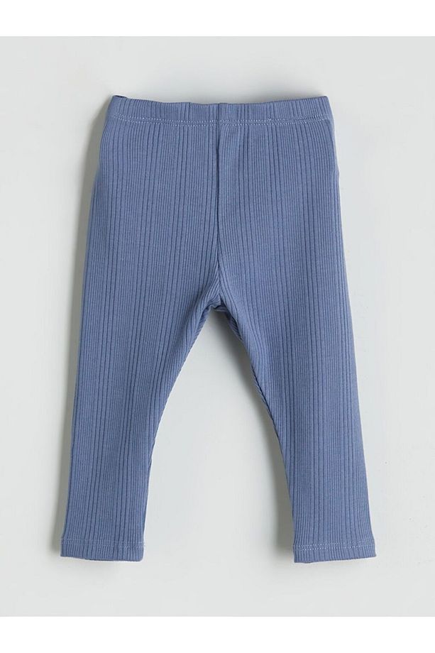 LCW baby Bebe Yaka Kız Bebek Sweatshirt ve Tayt 2'li - 4