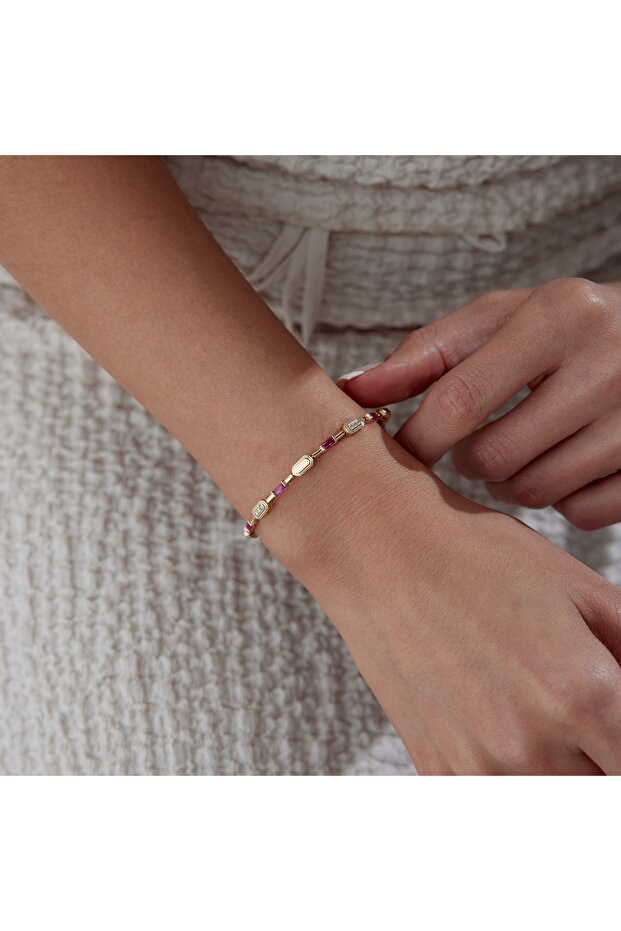 Pembe Rampart Bileklik - 1