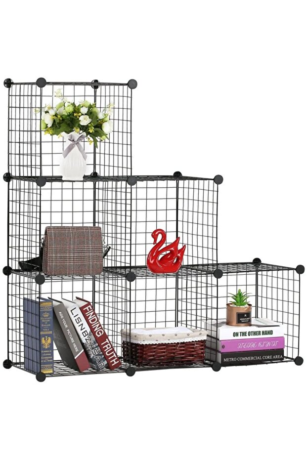 Modular DIY Metal Shelf 2-in-1, Animal Fence, Multi-Functional Shelf - 3