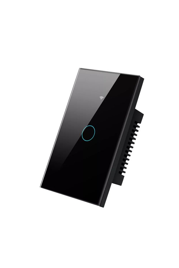 2Gang (White) Smart WiFi+Bluetooth Wall Touch Light Switches No Neutral Wire Required Interruptor US