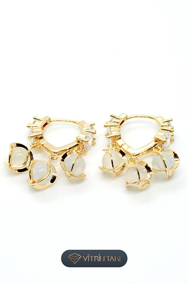 Altın Renk Küpe - 1