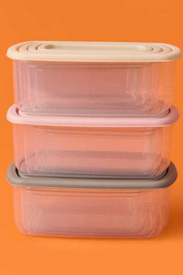 Set of 4 Rectangular Easy Storage Bins - 5