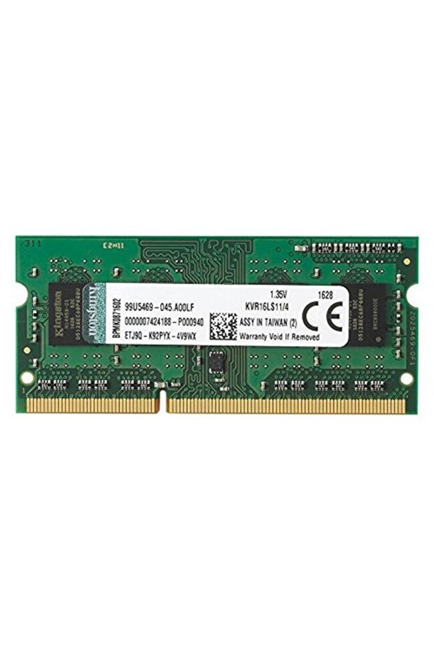 Notebook Memory Kingston, 4GB DDR3L, 1600MHz CL11 - 4