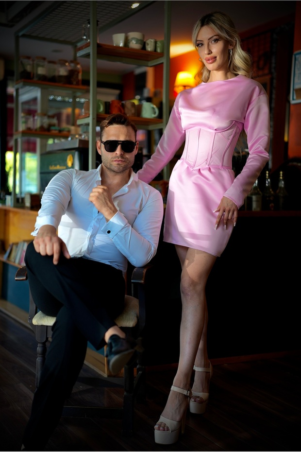 Rose Dusk Design Korseli Elbise - 5