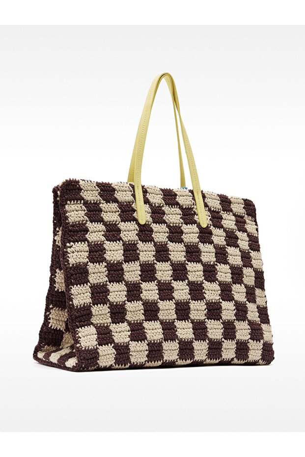 Charm'lı Shopper Çanta - 5