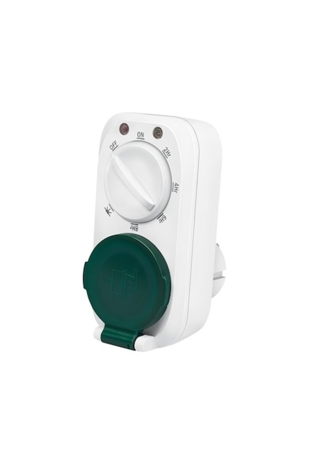 Intelligent Socket - Schuko, 16A, Waterproof IP44, White
