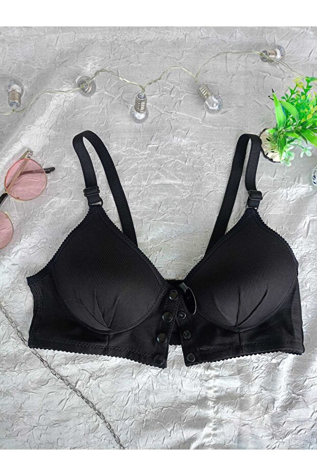 Önden açmalı çıtçıtlı sütyen - 1