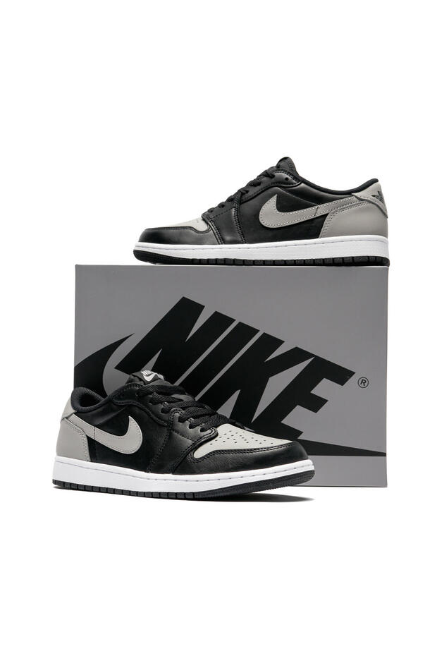 Jordan 1 Low White Black - 1