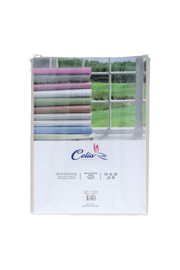 طقم ملاءات سرير كوين بتصميم أنيق مكون من 4 قطع - 2