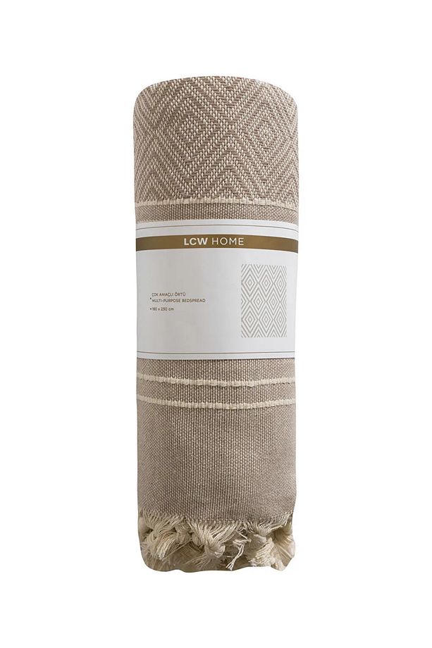 LCW HOME Nakış Detaylı Çift Kişilik Yatak Örtüsü 180x230 cm - 4