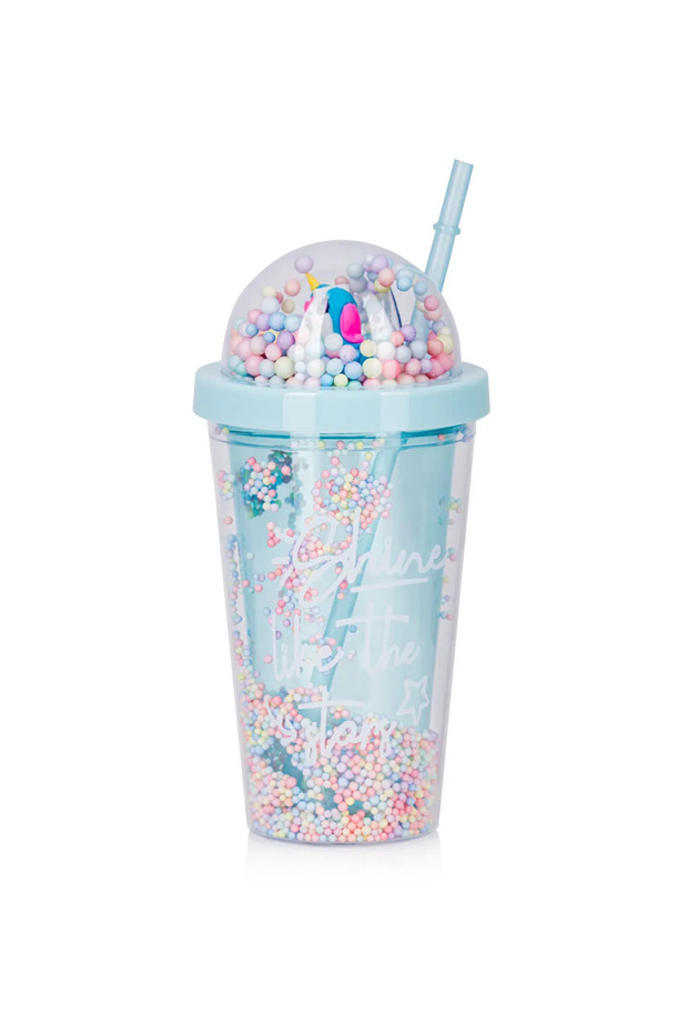 LCW HOME Mavi Boncuklu Pipetli Bardak - 5