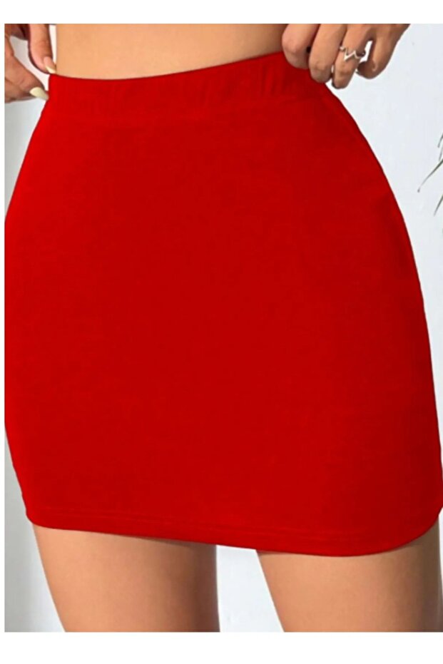 Fusta mini strânsă efect modelator - 1