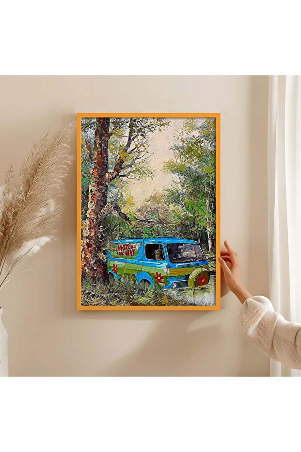 Wooden Frame Painting Framed Poster Art Wall Decor Tk/1484