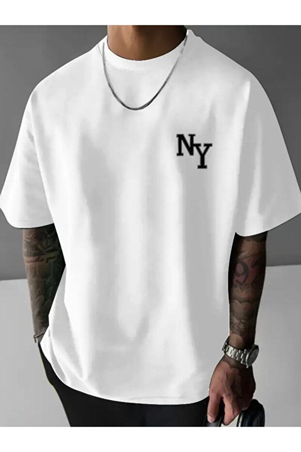 NY PRINTED OVERSIZE ΜΠΛΟΥΖΑ ΠΟΔΗΛΑΤΟ - 1