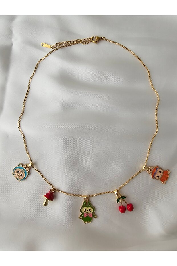 Children's Steel Figure Replacement Charm Necklace