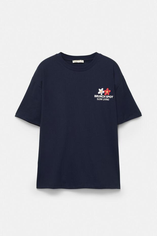 Açaí grafik baskılı t-shirt - 6