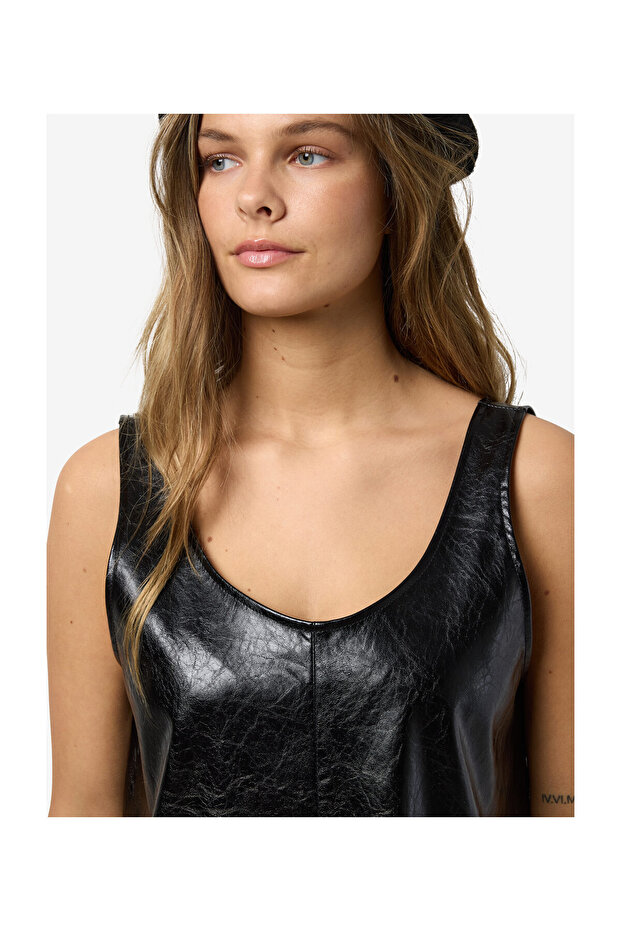 NMKANE PINAFORE VINYL-KLEID - 3