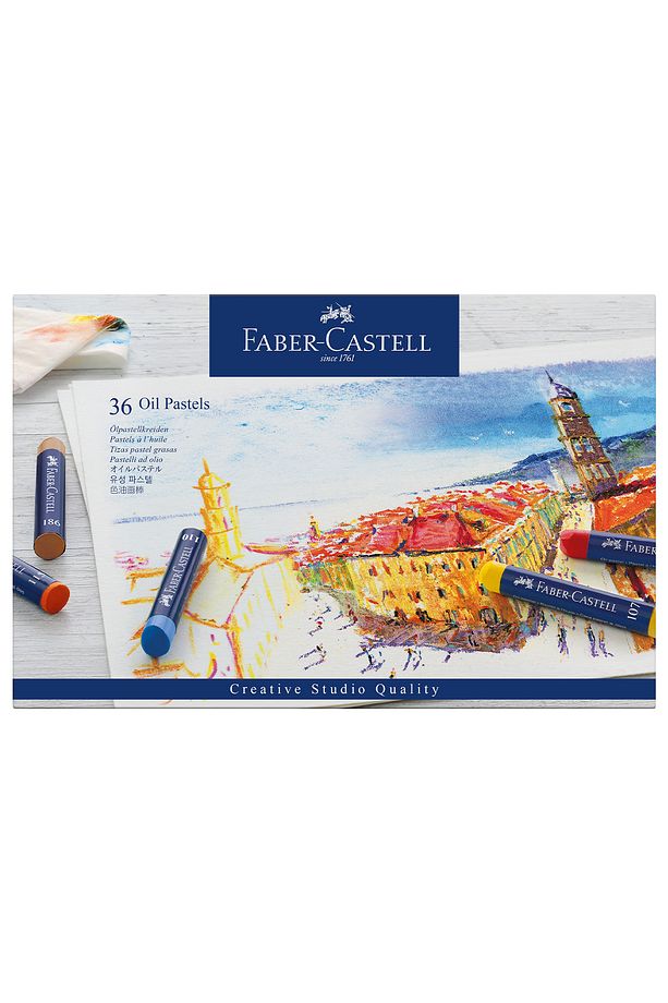 Goldfaber Yağlı Pastel 36'lı Yüksek Pigmentli Canlı Renkler - 1