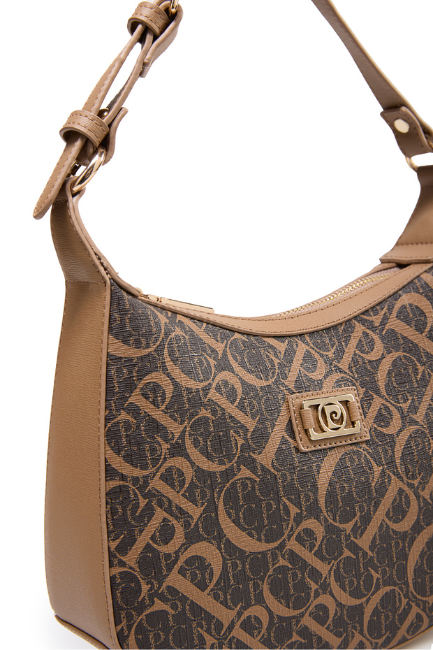 Monogram Kahve Kadın Omuz Çantası 05PO25Y2510 - 3
