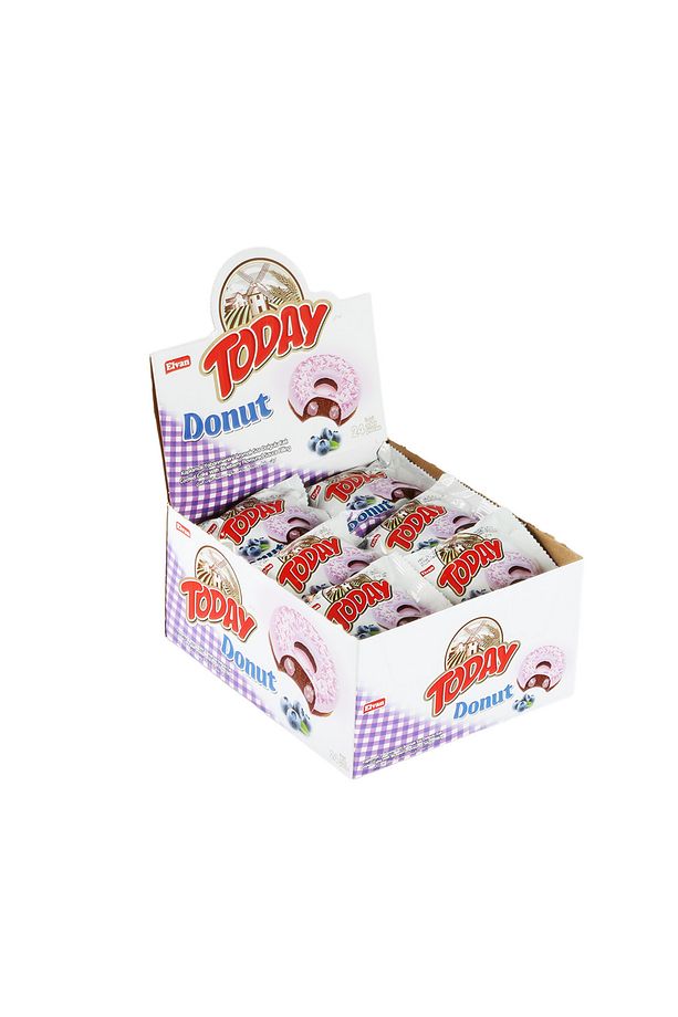 Today Donut Kek Yabanmersinli 35gr. 24 Adet (1 Kutu) - 3