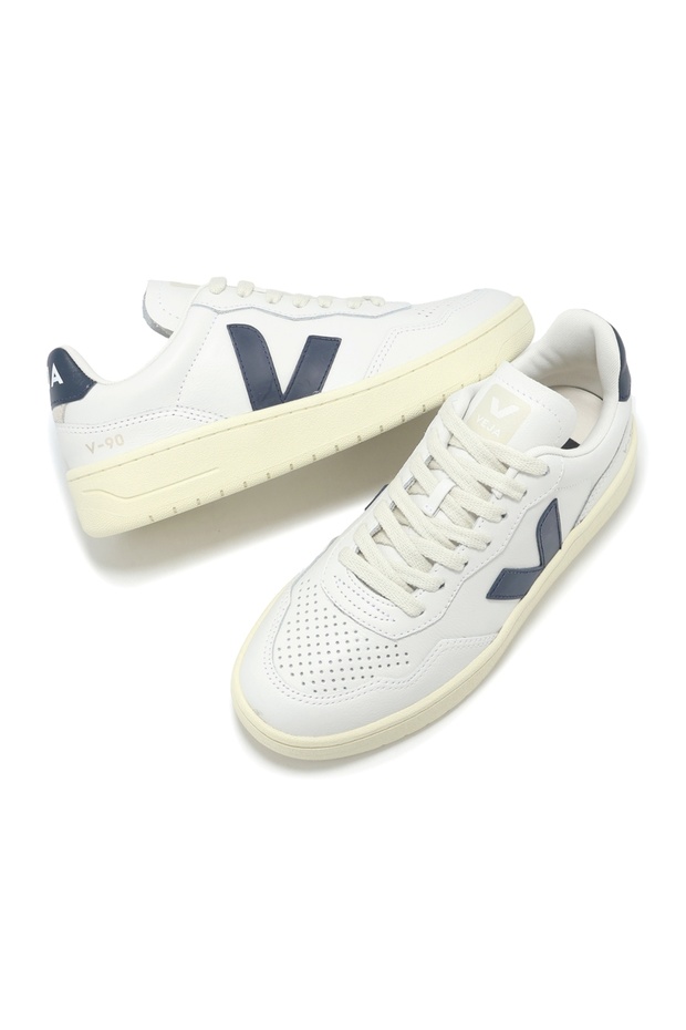 V90 Kadın Deri Sneaker - 3