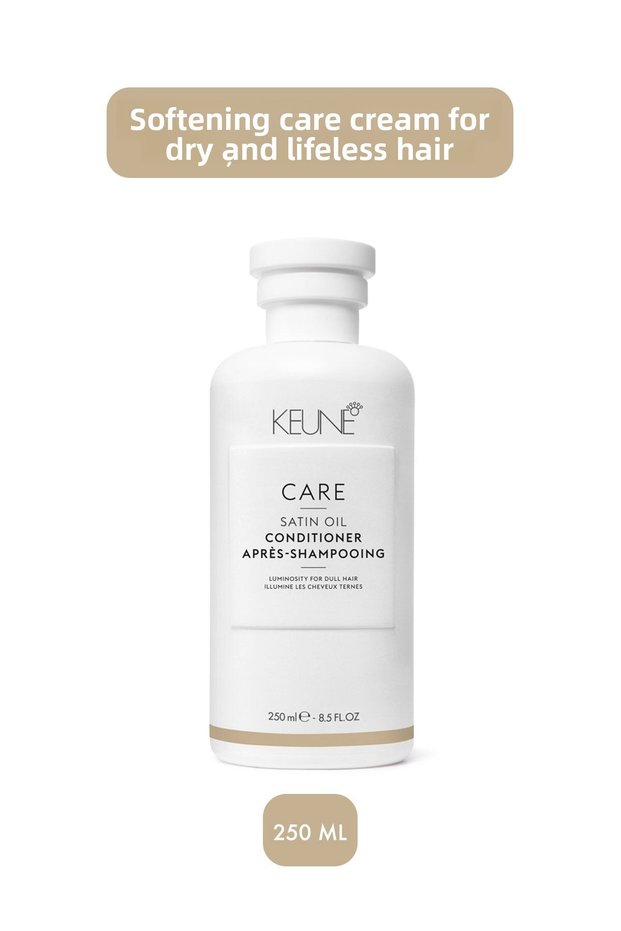 Satin Oil Softening Care Cream for Dry and Lifeless Hair 250 ml