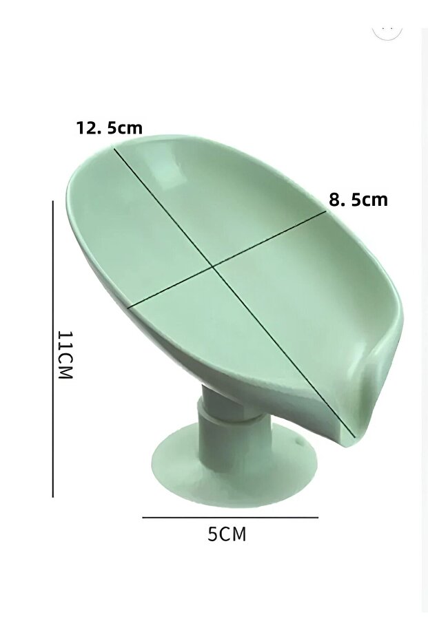 1 Practical Waterproof Solid Soap Dish with Suction Cup - 6