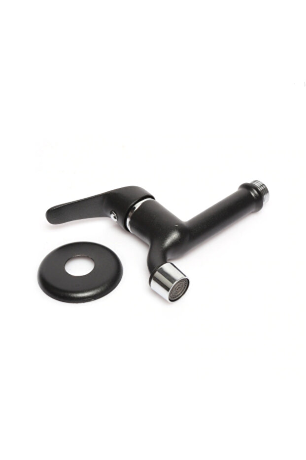 Venita Open Close Mix Long Faucet Black