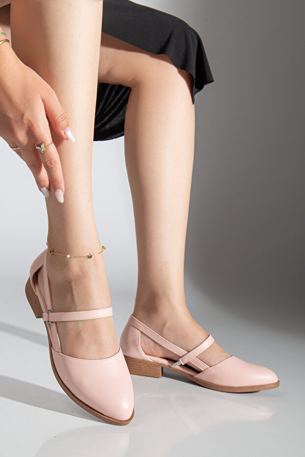 Mary alacsony sarkú bőrcipő - 2