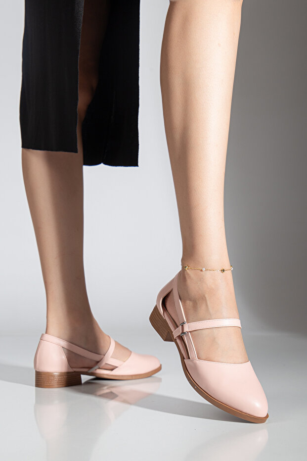 Mary alacsony sarkú bőrcipő - 3