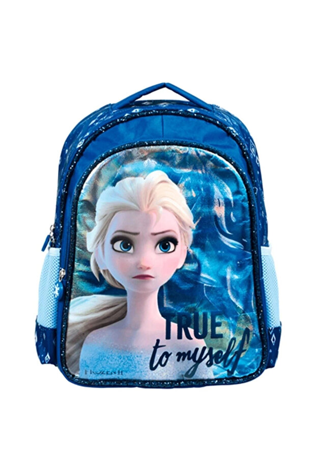 حقيبة مدرسية للبنات باللون الأزرق من فروزن ديو ووتر مرخصة للمدرسة الابتدائية 5161 - 1