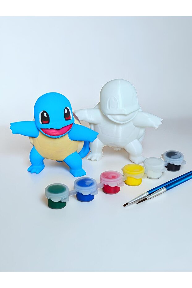 Squirtle 3D Boyama Seti - 3