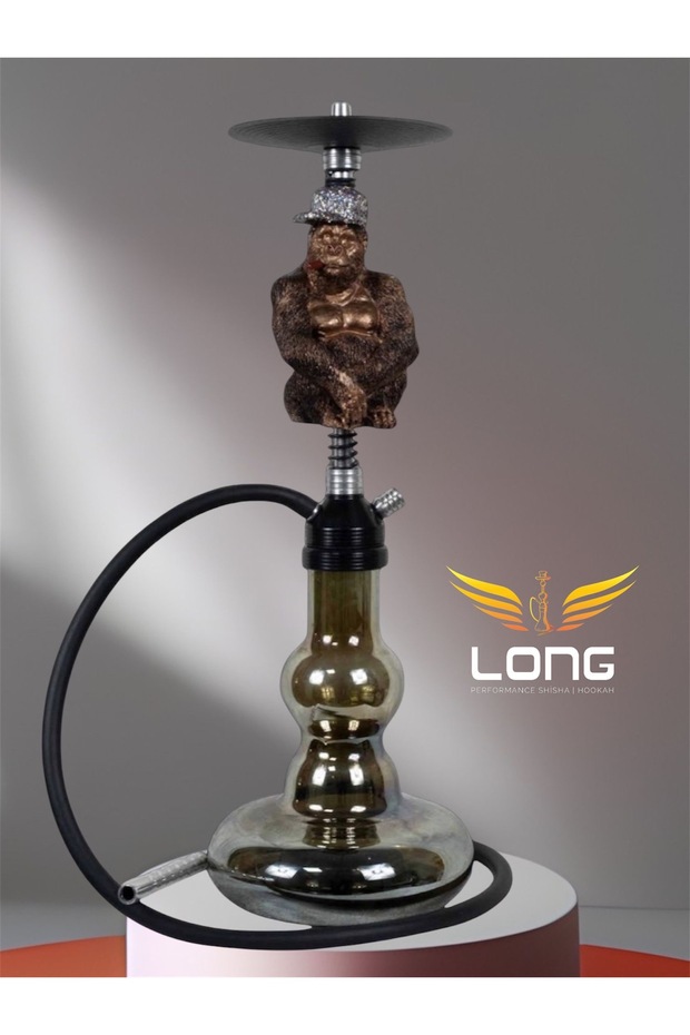 Goril figürlü nargile takımı - 1