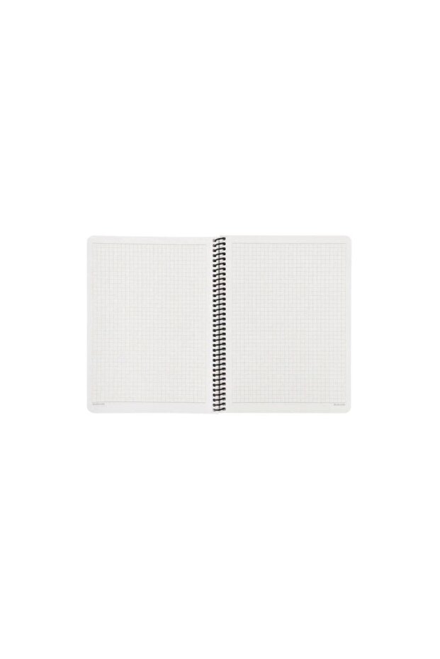 A4 Sharp Checked Spiral Notebook Handleable - 80yp with Sticker - 3