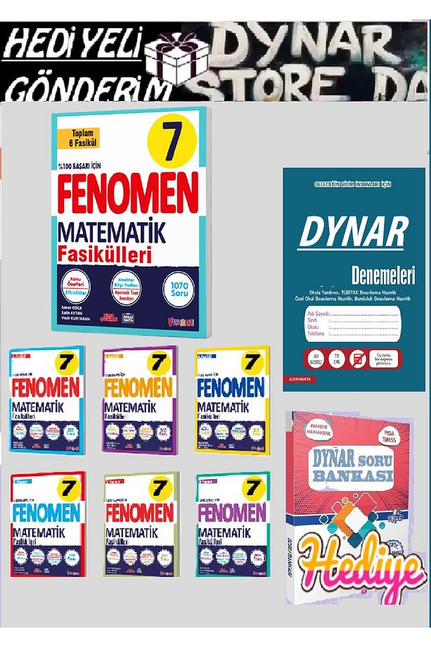 Fenomen 7.sınıf Matematık Fasıkül Setı Ve 2 Kitap Hediyeli - 1