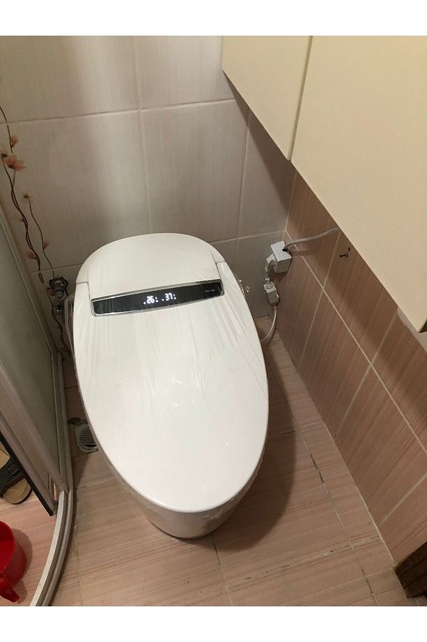 Akıllı Klozet (MONTAJ DAHİL) Isıtmalı Koltuk Kurutma Kendini Temizleme Otomatik Yıkama Led Ekranlı - 3
