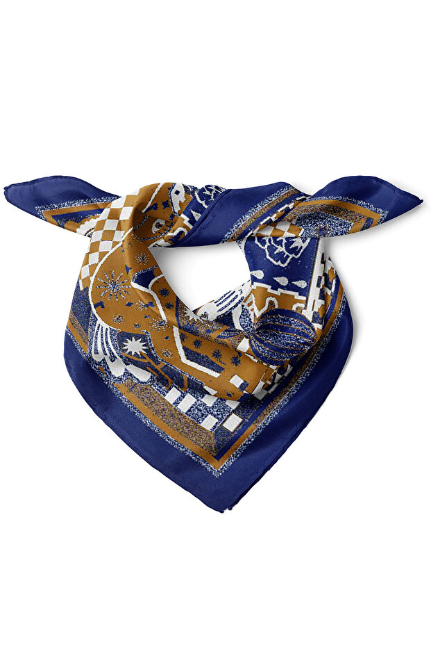 Horse & Animal & Figure Pattern Scarf Bandana 50X50 cm