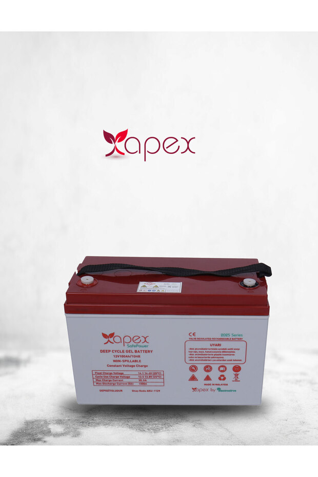 Safepower 12 Volt 100 Amper Jel Akü - 1
