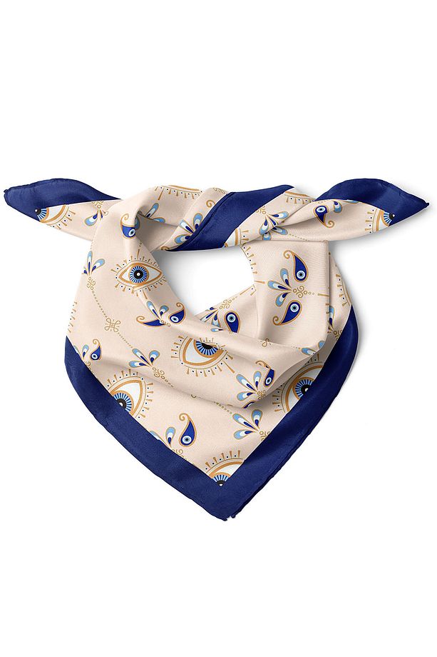 Göz Desenli Bandana - 1