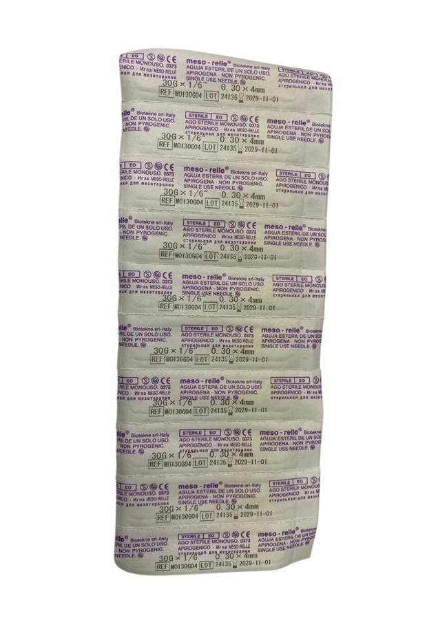 Meso-relle Mezoterapi Iğnesi 30g 4mm 100 Adet - 3