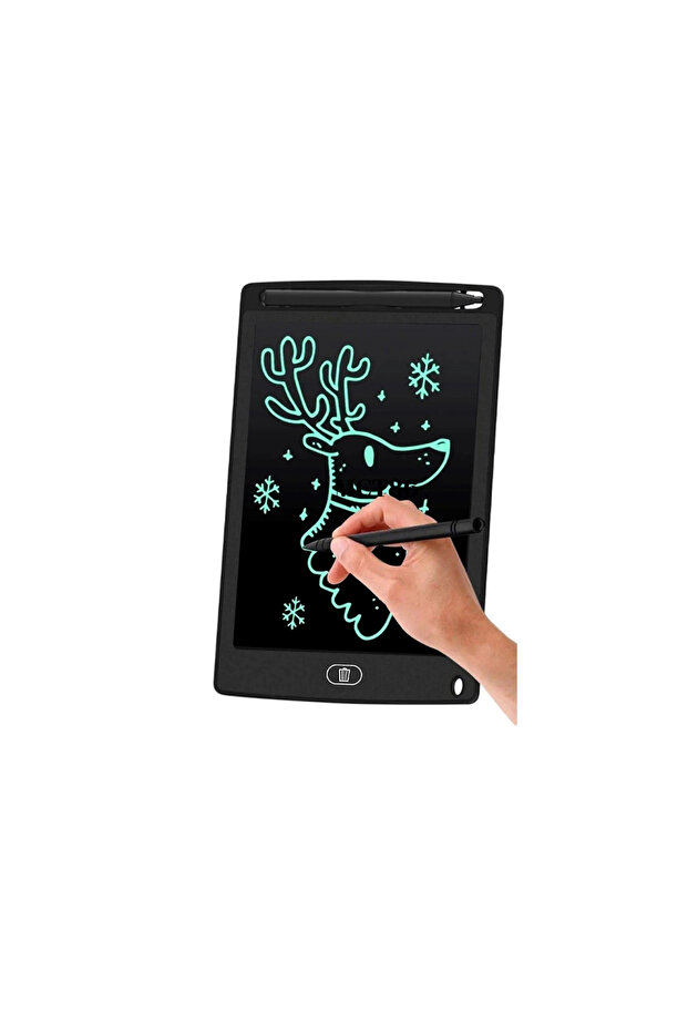 تابلت رسم رقمي للأطفال بشاشة LCD مقاس 8.5 بوصة - أسود