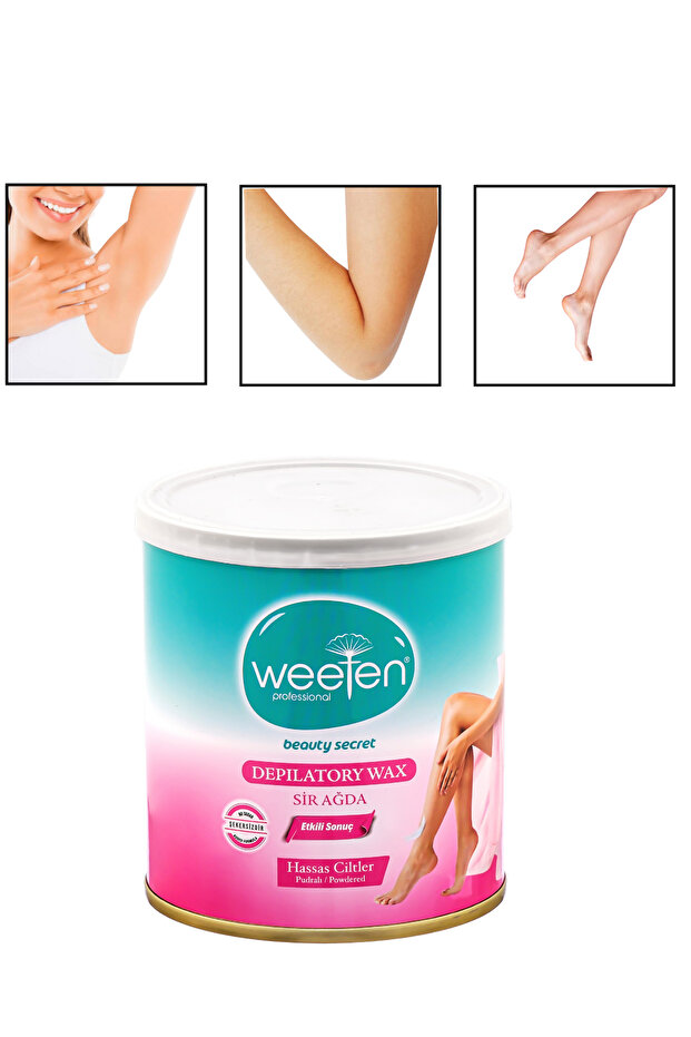 Pudralı Konserve Sir Ağda 240 ml | Hassas Ciltler Için | Şekersiz, Bez ile kullanılır. - 2