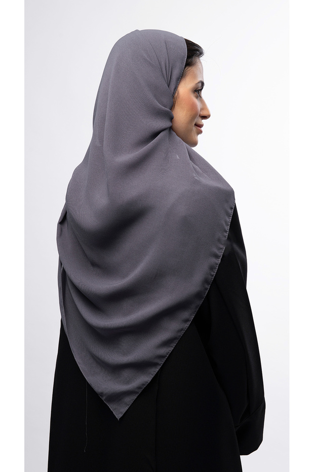 Plain gray veil - 2