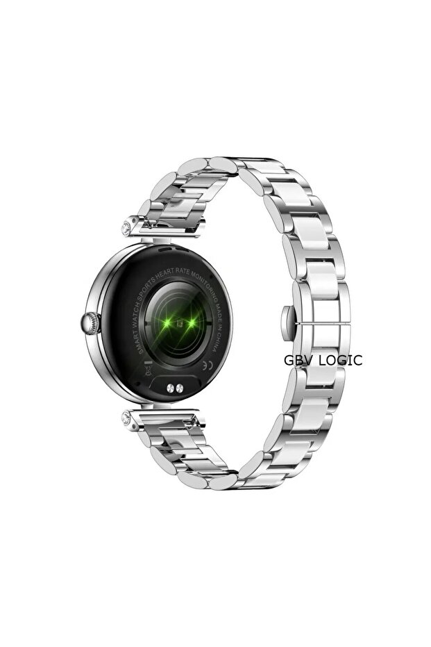 Ceas smartwatch de dama cu 2 bratari GBV LOGIC,bluetooth, ritm cardiac, somn,monitorizare calorii - 2